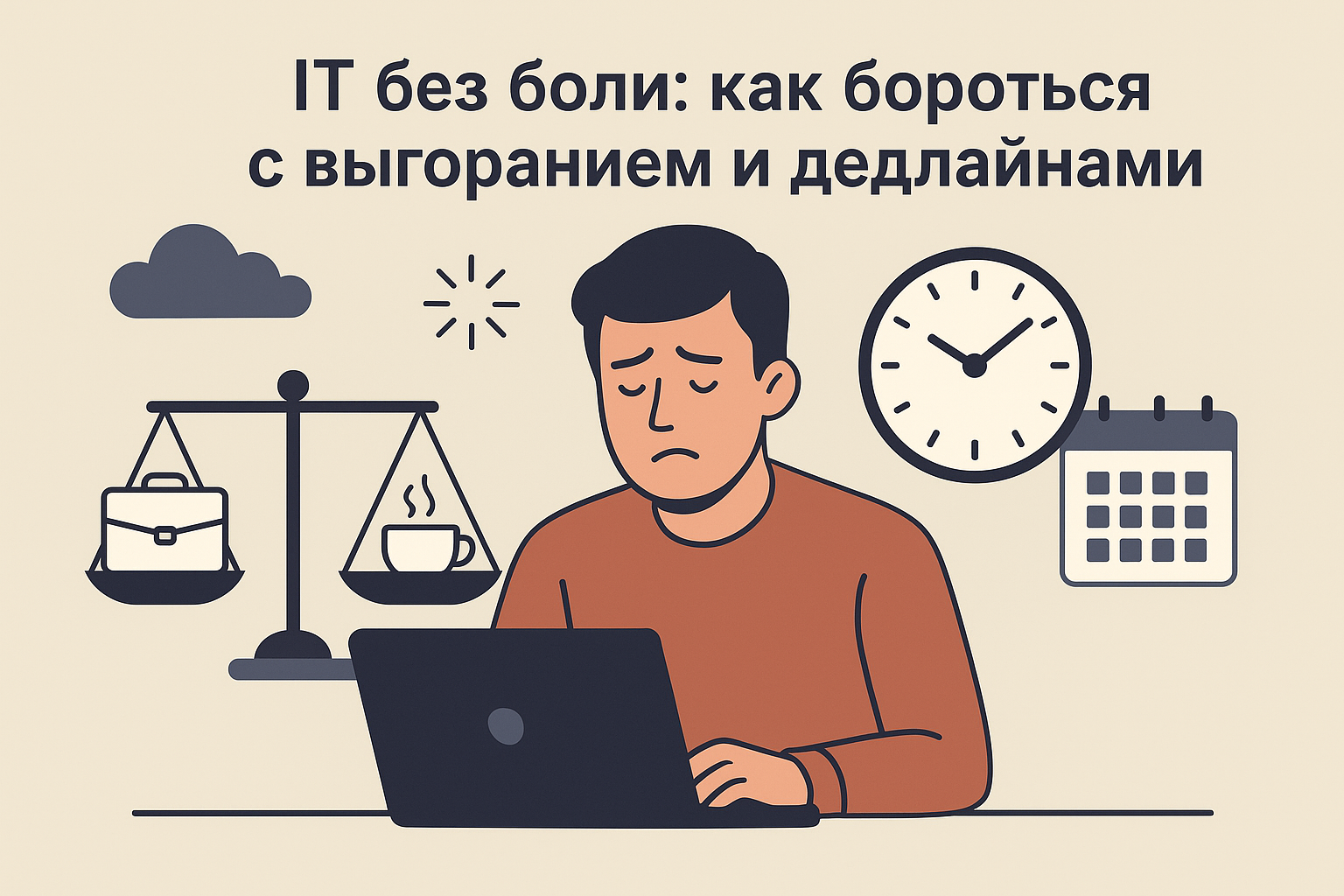 IT без боли: как бороться с выгоранием и дедлайнами